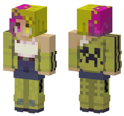 Yellow Valley Edit Minecraft skin