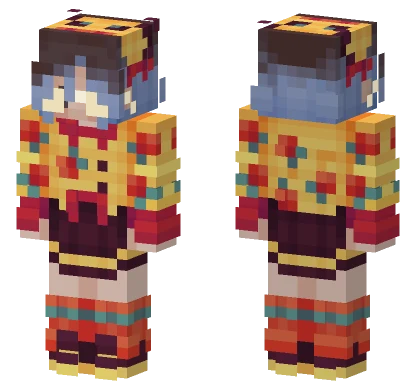 Yellow Yak Skin Minecraft skin