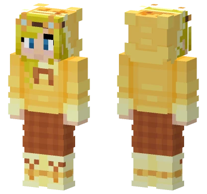 Yellow Yeti Minecraft skin