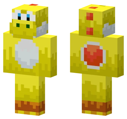 Yellow Yoshi Minecraft skin