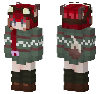 Yeoukitsune Christmas Minecraft skin