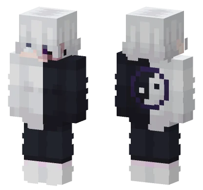 Yin Yang Boy Minecraft skin