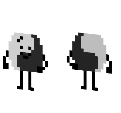 Yin Yang Panda Minecraft skin