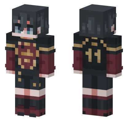 Yoichi Isagi Anime Skin Minecraft skin