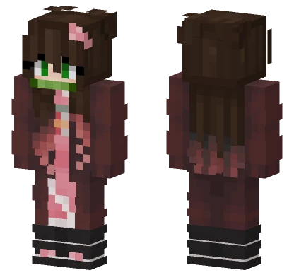 Yolonea Nezuko Minecraft skin