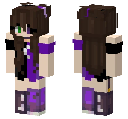 Yolonea Purple Outfit Minecraft skin