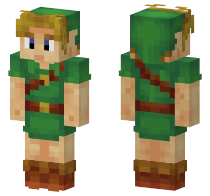 Young Link Minecraft skin