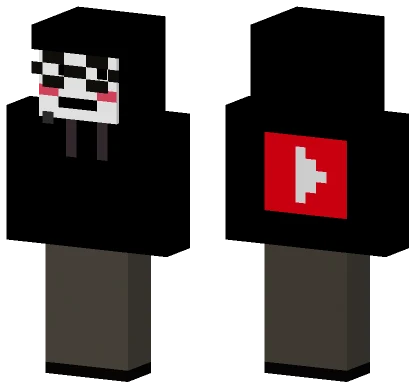 Itzcain With YouTube Logo Minecraft skin