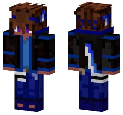 Youtuber Itswaterwolf Minecraft skin