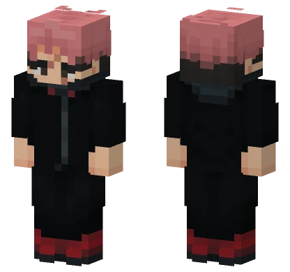 Yuji Itadori Jujutsu Kaisen Minecraft skin