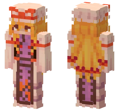 Yukari Yakumo Work Attire Minecraft skin