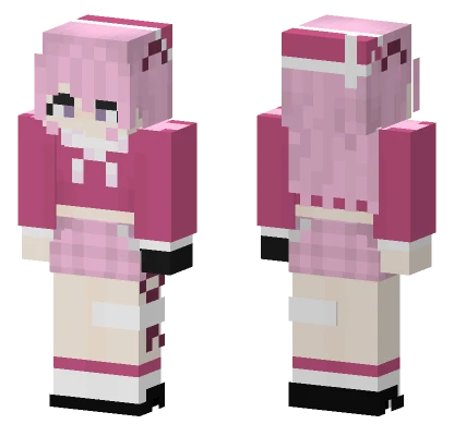 Yuni Pretty In Pink Minecraft skin