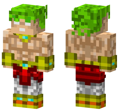 Z Broly Minecraft skin