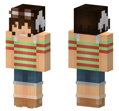 Zanmuufart Beach Outfit Minecraft skin