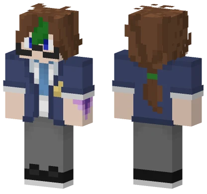 Zeke School Uniform Minecraft skin