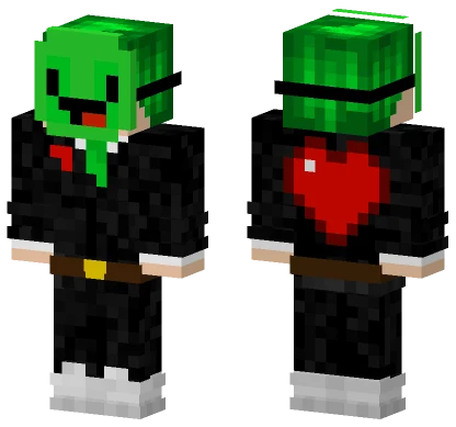 Zelenik Romantyk Minecraft skin