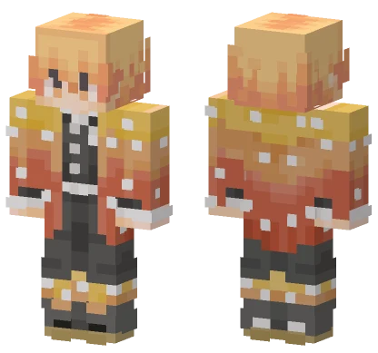 Zenitsu Agatsuma Minecraft skin