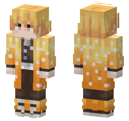 Zenitsu Agatsuma Minecraft skin