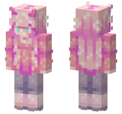 Zero Two Anime Girl Minecraft skin