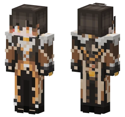 Zhongli Genshin Impact Minecraft skin