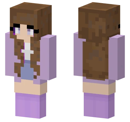 Zoey Remake Minecraft skin