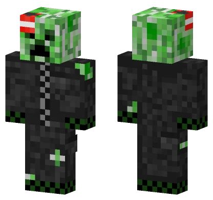 Zombie Creeper Minecraft skin