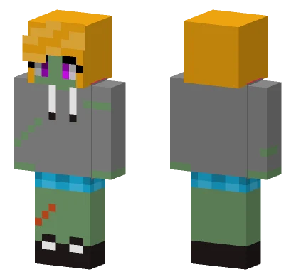 Zombie Girl Minecraft skin