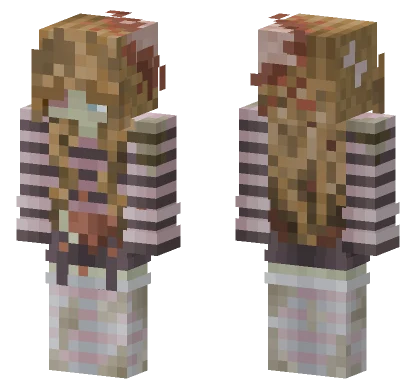 Zombie Girl Redux Minecraft skin