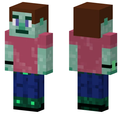 Zombie Girl Skin Minecraft skin