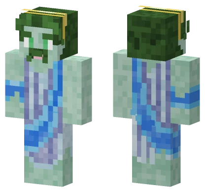 Zombie Poseidon Minecraft skin