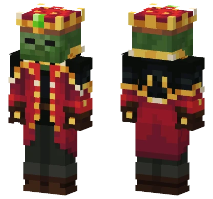 Zombie Rey Minecraft skin