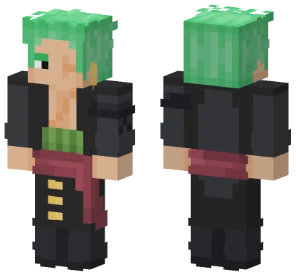 Zoro Black Minecraft skin
