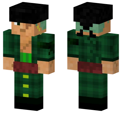 Zoro Roronoa Minecraft skin