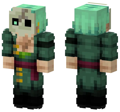 Zoro Skull Mask Minecraft skin