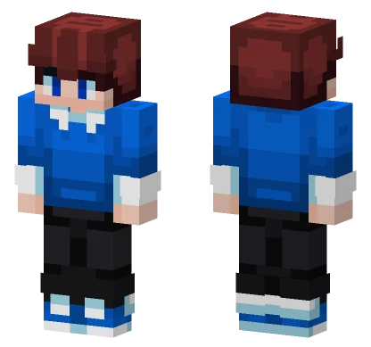 Zxrlon Blue Outfit Minecraft skin